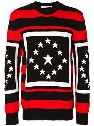 GIVENCHY インターシャセーター