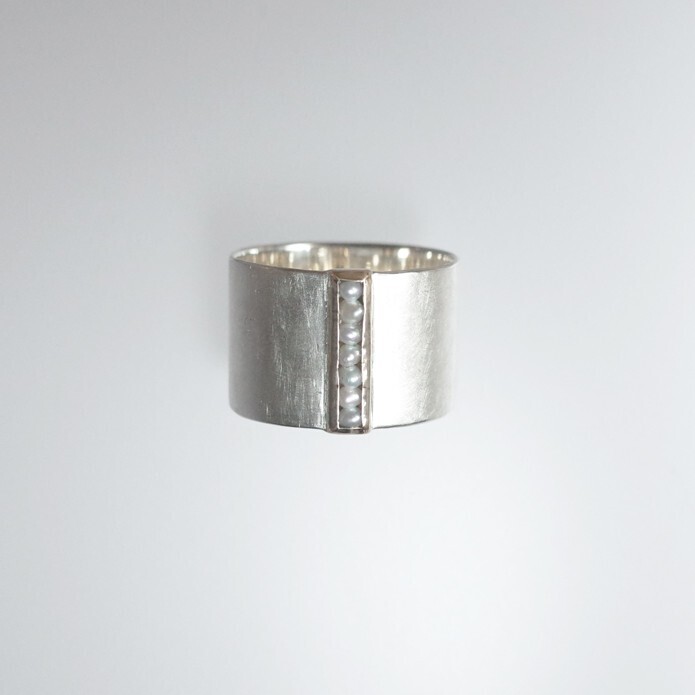 Rice 〈SIDE〉Dotted line ring