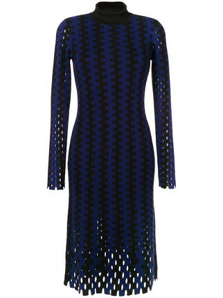 DIANE von FURSTENBERG メッシュニットドレス