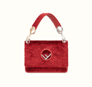 FENDI KAN I F ベルベットバッグ