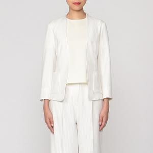 BARNEYS NEW YORK セットアップノーカラージャケット