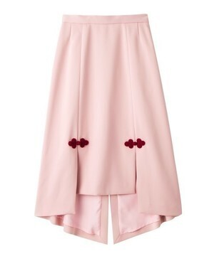 PAMEO POSE CHINESE BUTTON SKIRT