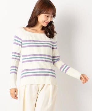 MEW'S REFINED CLOTHES 2way リブニット