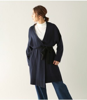 Avan Lily スウェッターベルテッドコクーンガウン