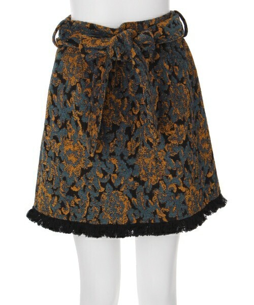 MURUA Ｒｕｇ ｆｌｏｗｅｒ Ｍｉｎｉスカート