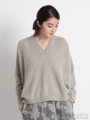 KEI Hayama PLUS Vertカシミヤセーブルホールガーメントニット