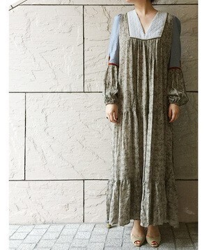 The Dallas tired onepiece　(gray)