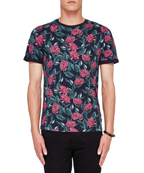 Ted Baker London ALFIEE　新作　ボタニカル　プリント　Tシャツ