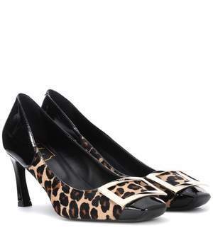 Roger Vivier Belle Vivier Trompette Calf Hair Pumps