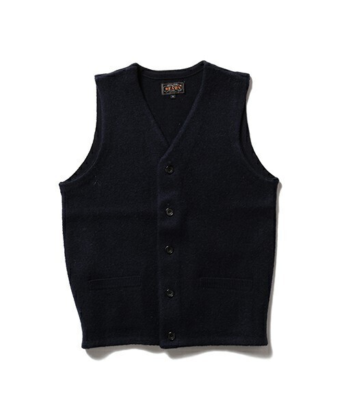 BEAMS PLUS Vネック ニットベスト