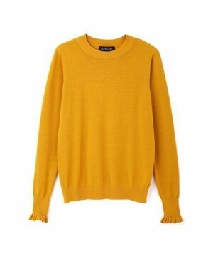JILLSTUART ロピ袖ラッフルニット