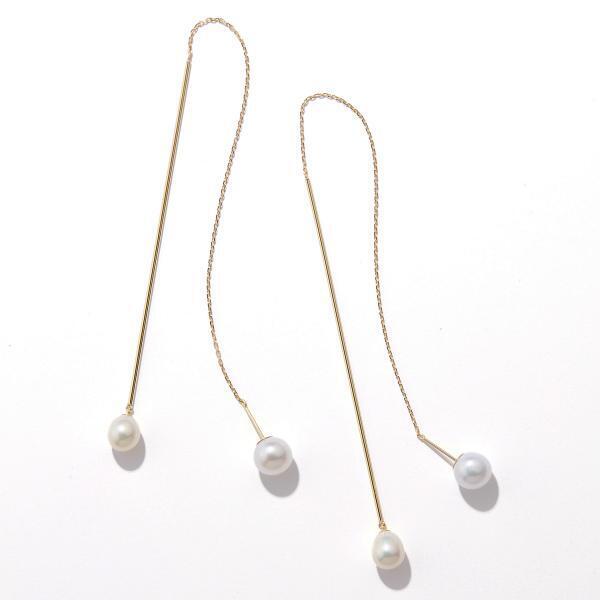 Enasoluna Two face pearl pierced