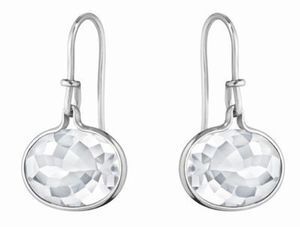 GEORG JENSEN SAVANNAH イヤリング - スターリングシルバー + ロッククリスタル