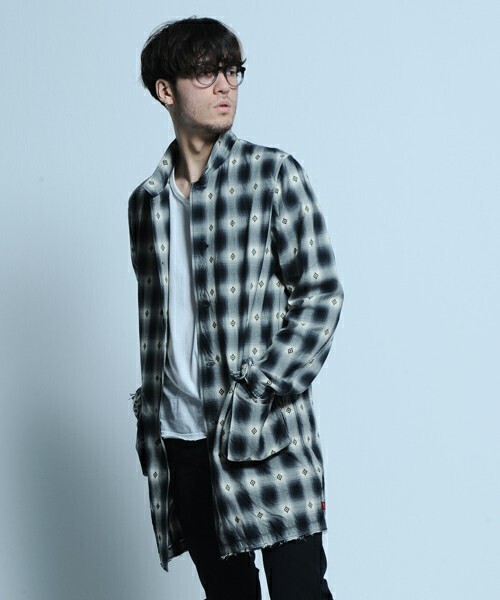 VIRGO NATIVE MIDDLE CHECK SHIRTS