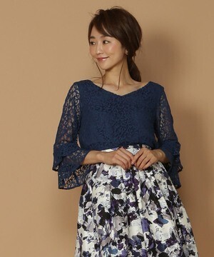 And Couture フレアスリーブブラウス