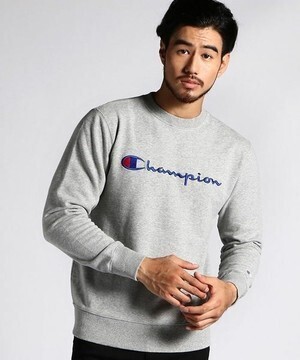 Champion ビッグロゴクルーネックスウェットプルオーバー