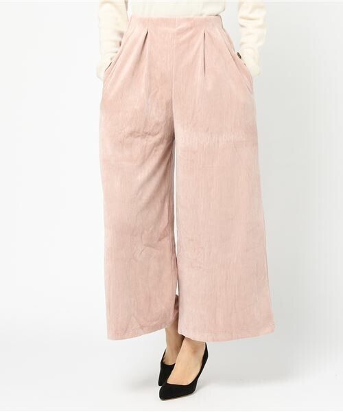 AZUL by moussy カットコールタックワイドパンツ