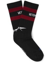 VETEMENTS Vetements + Reebok Cotton-Blend Socks