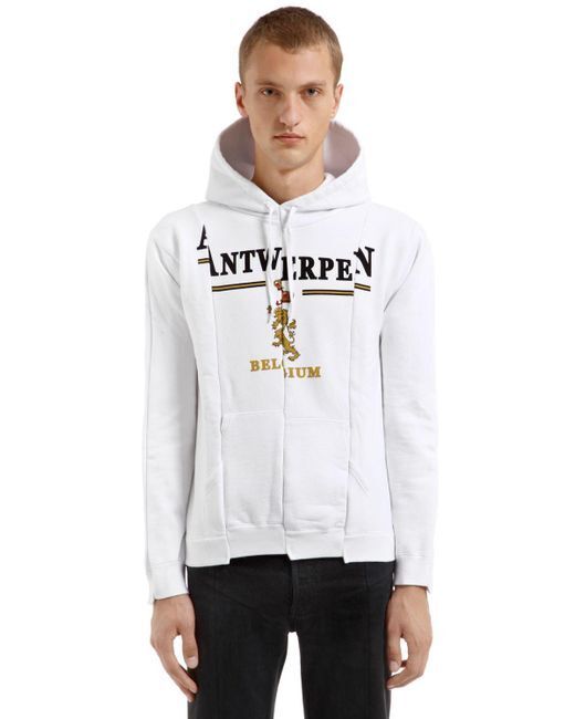 VETEMENTS Antwerpen Cut Up Hooded Sweatshirt