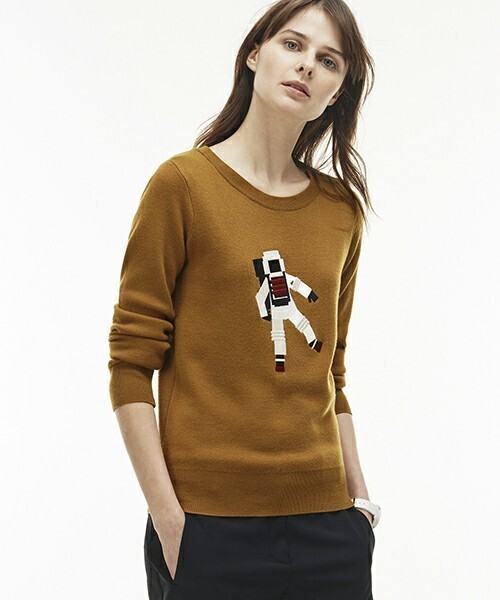 LACOSTE 宇宙飛行士 クルーウールニット