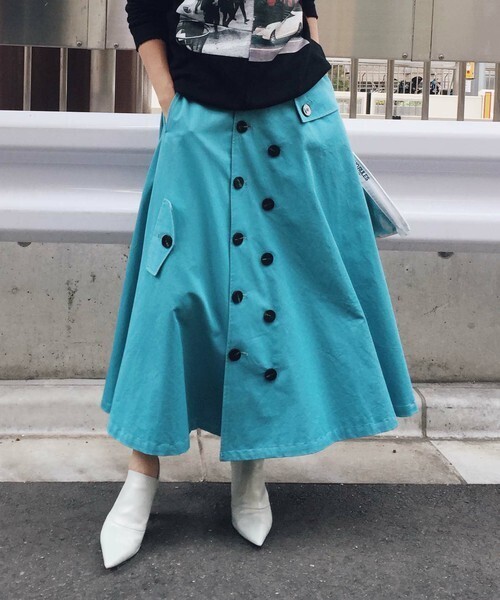 AMERI TRENCH LIKE SKIRT