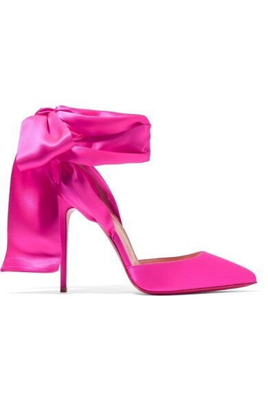 Christian Louboutin Douce du Desert 100 satin-crepe pumps