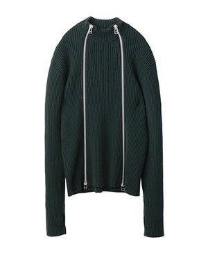 JOHN LAWRENCE SULLIVAN zip knit