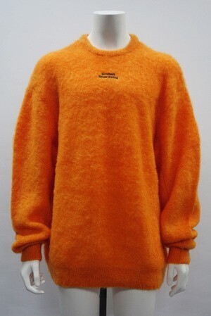 Yoshio Kubo MOHAIR KNIT TOP (ORANGE)