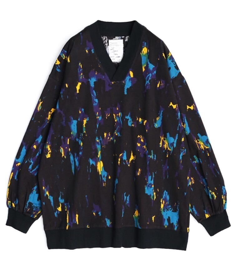 SHAREEF PAINT PT L/S V-NECK PULL-OVER