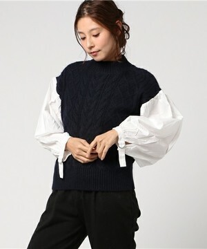 FEMIND TOKYO ニットボリュームトップス