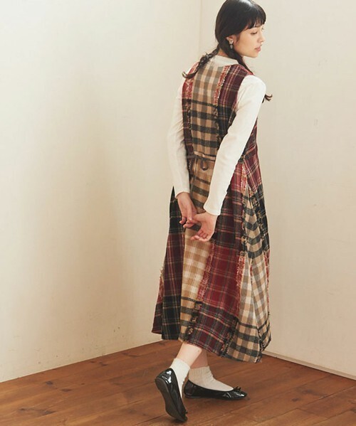 fig London &Check ワンピース