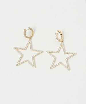 kate spade new york SEEING STARS STAR HOOPS