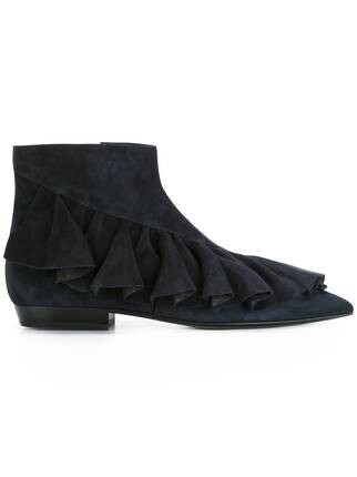 JW ANDERSON スエードラッフルブーツ