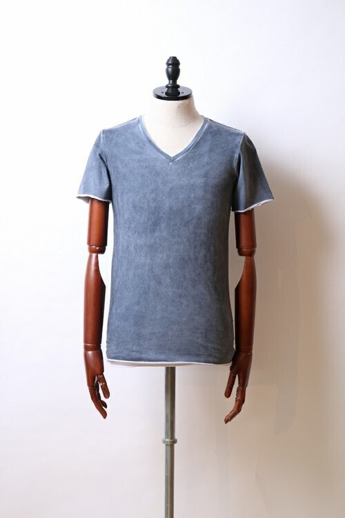 wjk 2ply V-neck C/S S/S