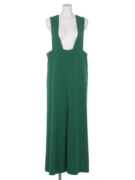 GREED International [GREED]POWDERY DOUBLE CLOTH Jumpsuit