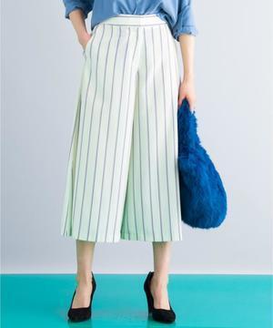 ICB 【セットアップ可・洗える】TenderStripe ワイドパンツ