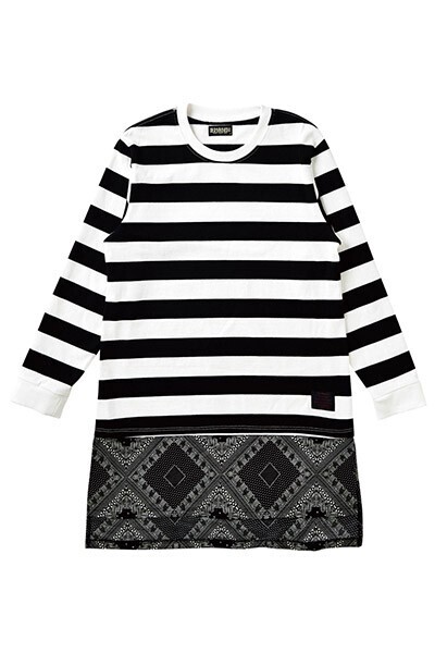 Zephyren SWITCHING L/S TEE BLACK-BORDER