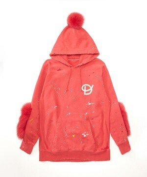 DOUBLE STANDARD CLOTHING ファー使いビッグシルエットトレーナー