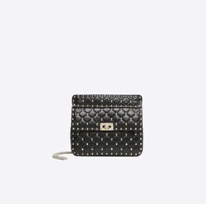 VALENTINO ロックスタッズ スパイク ミディアム チェーンバッグ