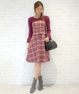 JILL by JILLSTUART カラーウィンドペンワンピース