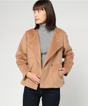 Sens de vie Sdv シャギーノーカラージャケット