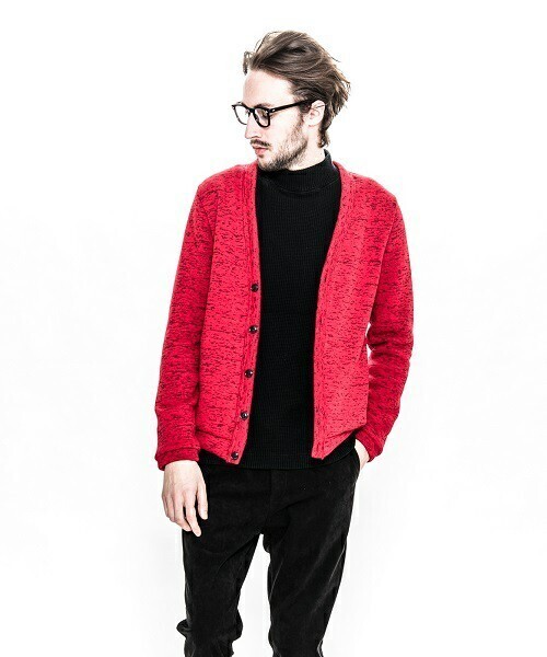 ACANTHUS sweater fleece knit cardigan