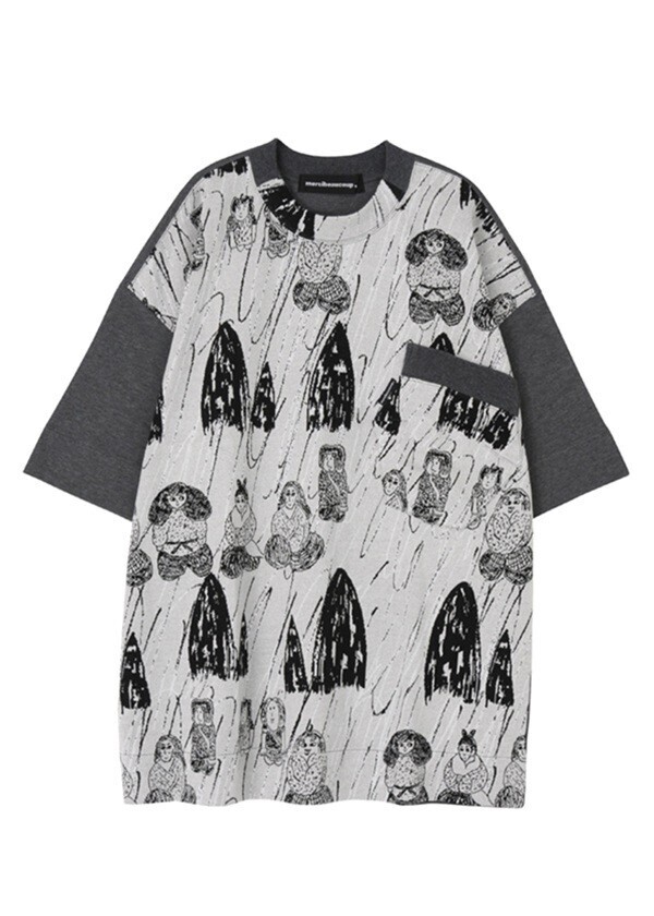 mercibeaucoup, ほのぼのジャガード / Tシャツ