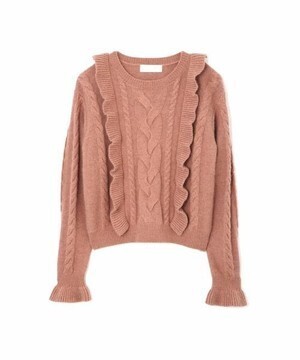 JILLSTUART ルーシーラッフルニット