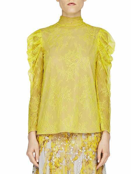Blumarine Chantilly Lace Blouse
