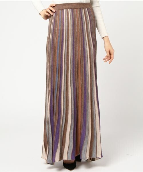 THE Dallas KNIT LONG SKIRT