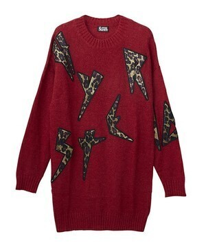 HYSTERIC GLAMOUR HYSヒョウ柄ワッペン プルオーバー
