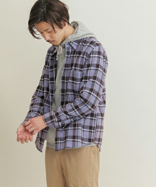 URBAN RESEARCH Sonny Label Sonny Label 加工チェックネルシャツ