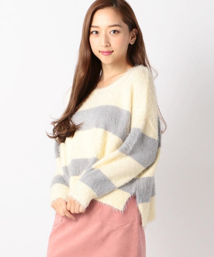 MEW'S REFINED CLOTHES シャギーニット