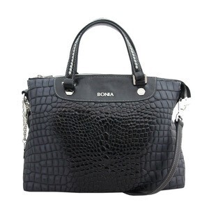 BONIA クロコダイル型押し2wayバッグ